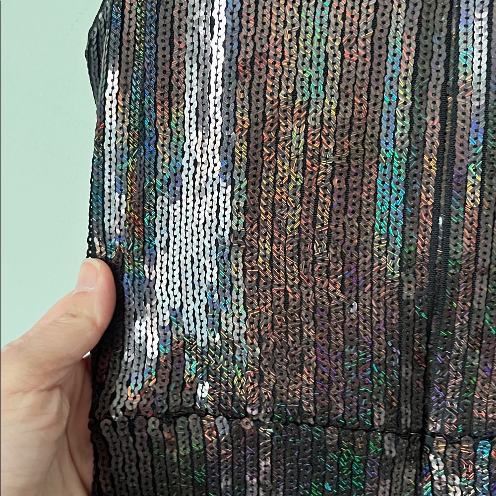 Dress the Population Sequin Fringe Midi Dress Cocktail Party, size xxs ♦️ - Picture 6 of 6